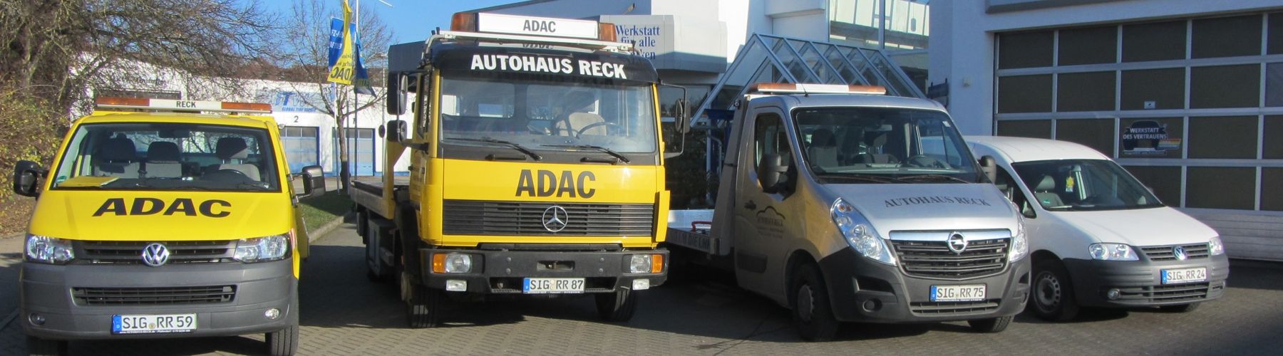 Unser Fuhrpark / Abschlepp-  und Pannenfahrzeuge